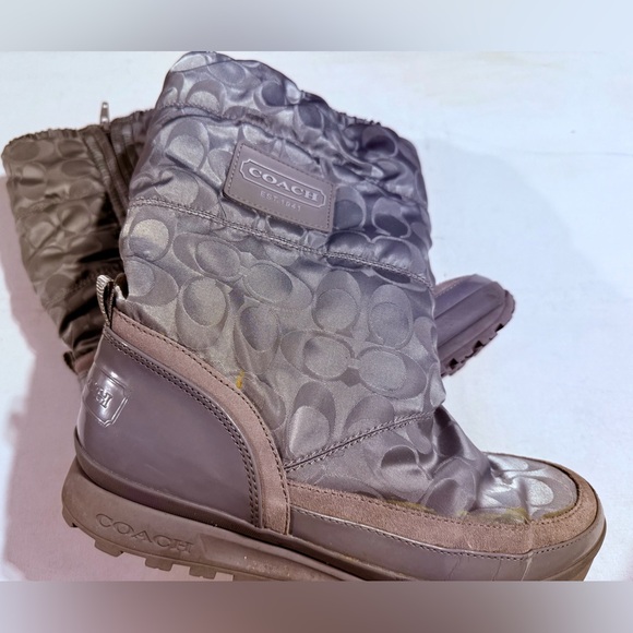 Coach Gray Winter & Rain Boots - Picture 8 of 9